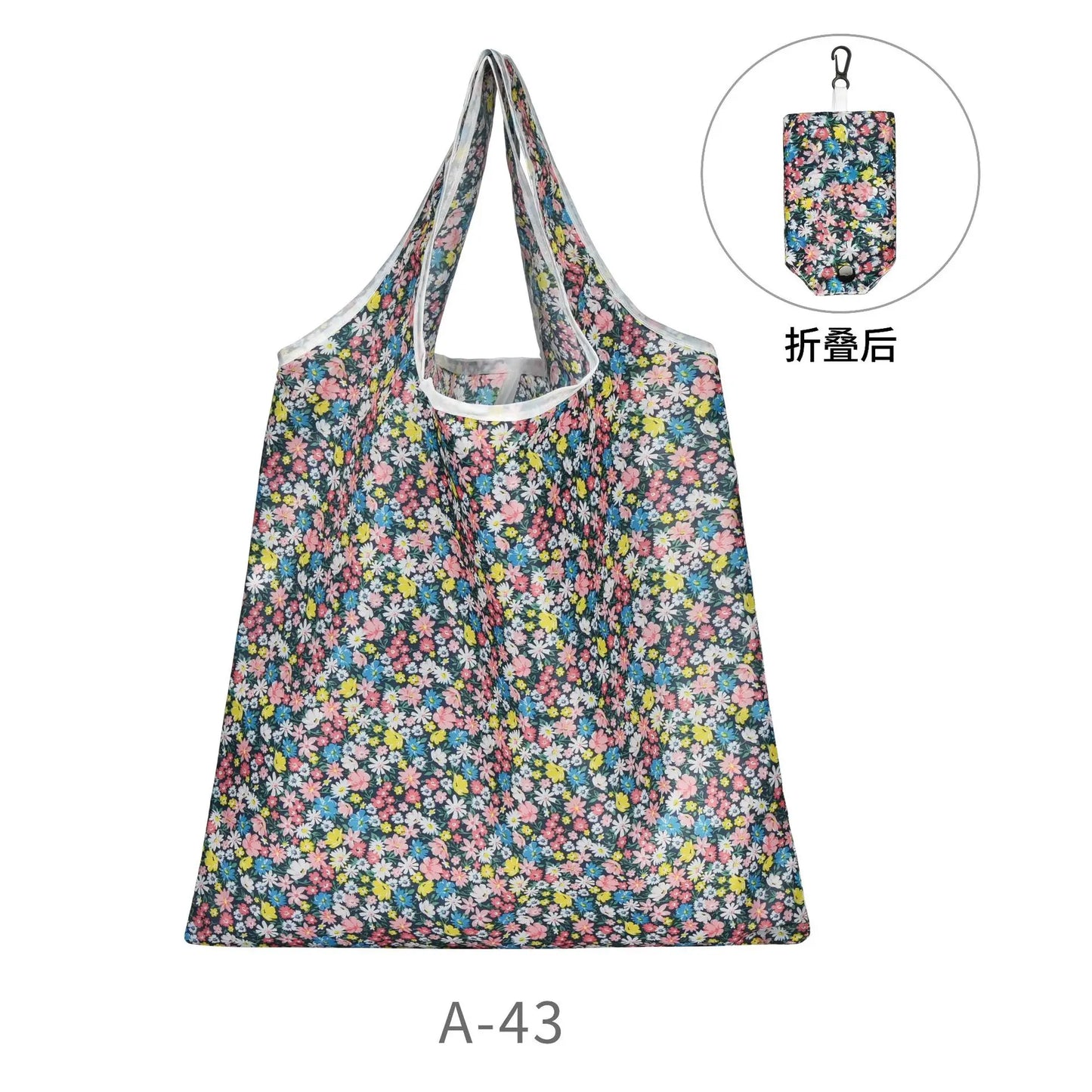 Foldable Eco-Friendly Fashion Tote Large Capacity, Travel & Grocery Bag