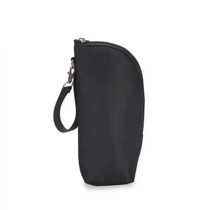 Baby Bottle Warmer Bag – Insulated, Aluminum Lined, Stroller Hanging Storage for Drinks