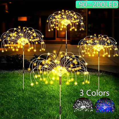 LED Solar Firework Light 90-200cm