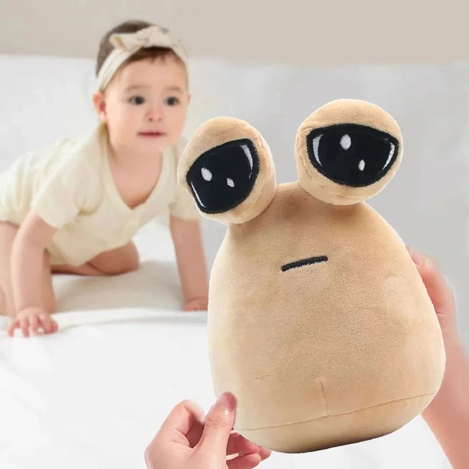 Kawaii Alien Pou Plush Toy for Kids