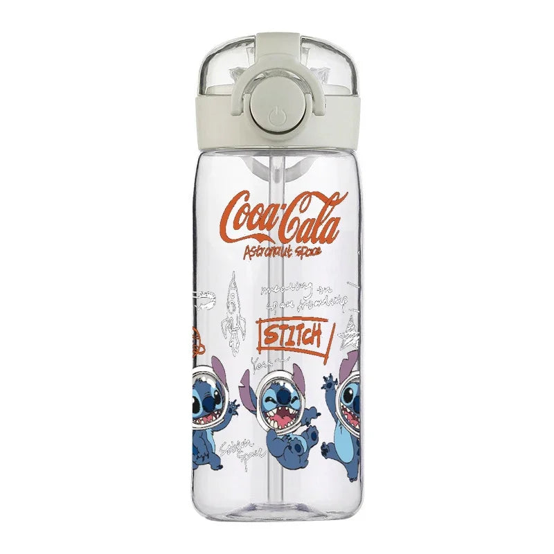 Disney Stitch 400ML Clear Water Bottle