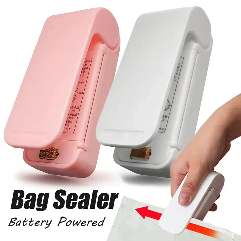Mini Heat Bag Sealer – Portable Thermal Plastic Food Bag Closure, Food Packaging Sealing Machine