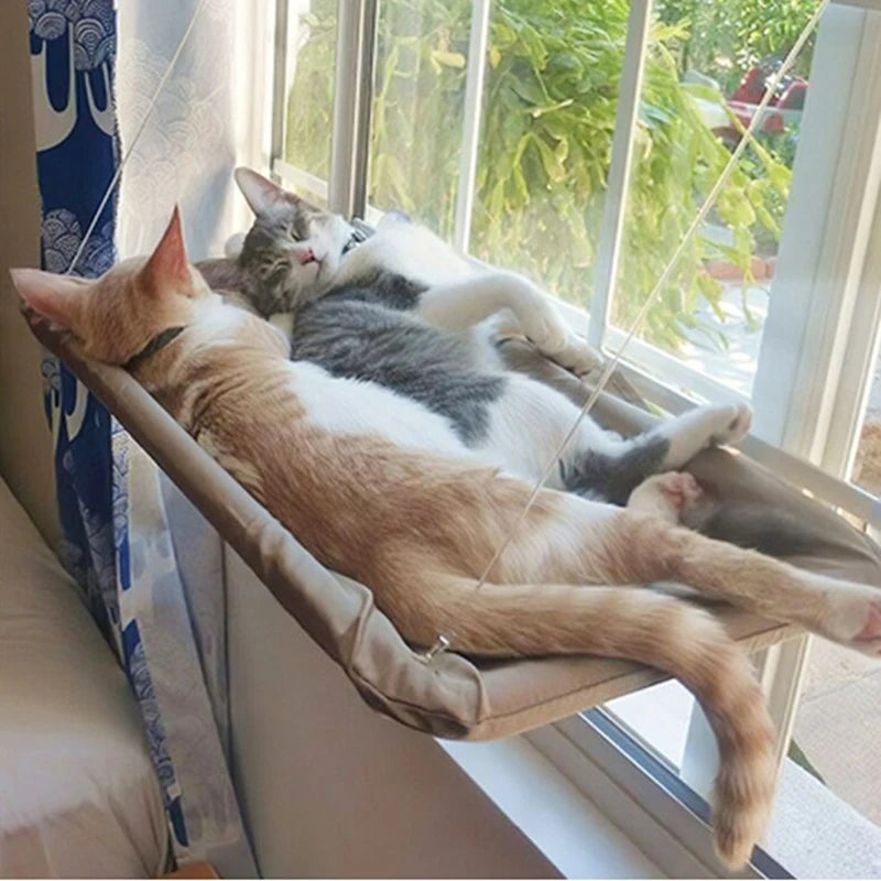 Cat Hammock Bed Hanging Window Seat Perch Nest for Cats Kittens – Holds up to 20kg Pet Accessory