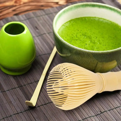 1pc Resin Matcha Whisk with Holder – Reusable Tea Ceremony Tool