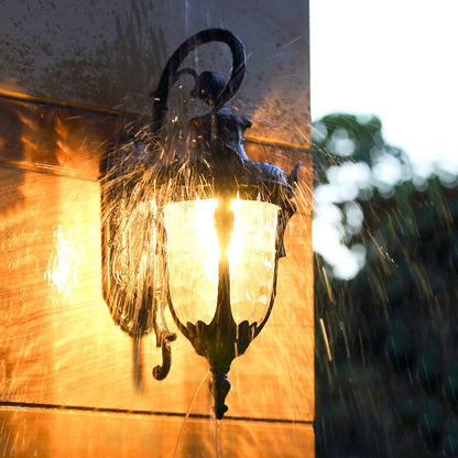 European Retro Waterproof Outdoor Wall Lamp