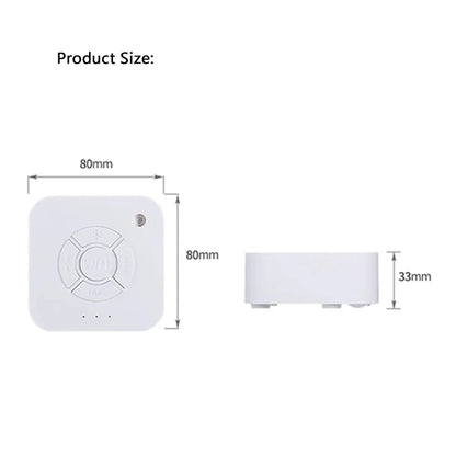 White Noise Sound Machine 9 Sounds, Breathing Light, Timer, Type-C, for Baby & Travel
