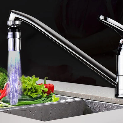 7-Color LED Faucet Head – Glow Water Stream Aerator, Automatic Color Change, Water-Saving Tap Nozzle for Kitchen & Bathroom