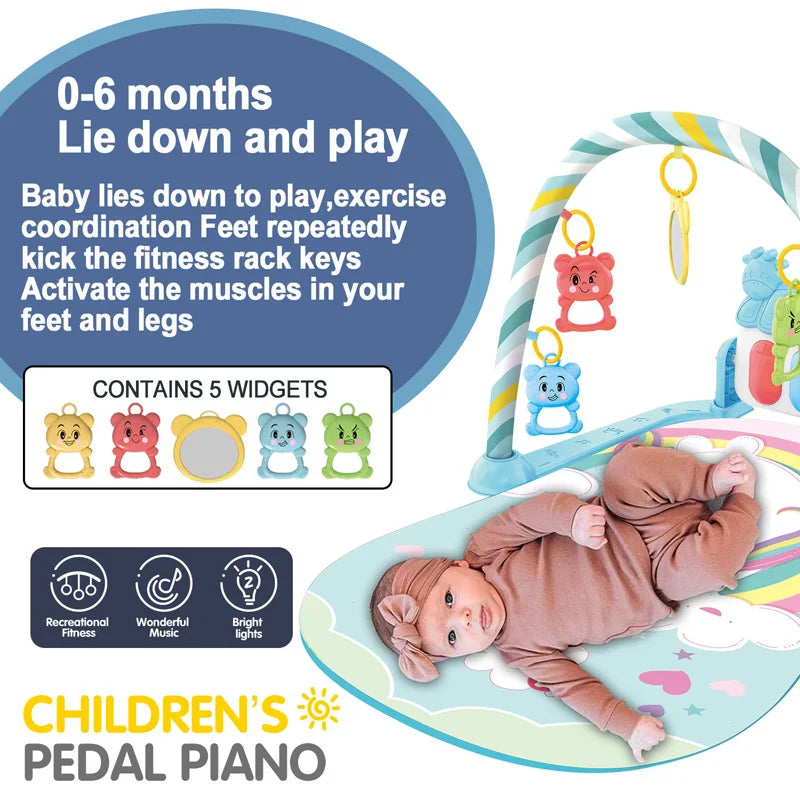 Baby Music Play Gym with Piano Activity