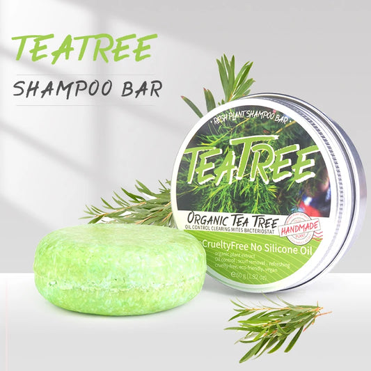 Tea Tree Essential Oil Shampoo Refreshing, Anti-Dandruff & Handmade