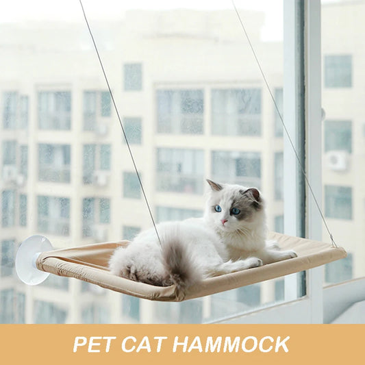 Cat Hammock Bed Hanging Window Seat Perch Nest for Cats Kittens – Holds up to 20kg Pet Accessory