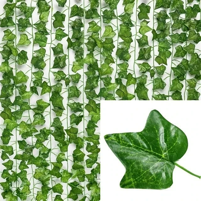 Battery Ivy Vine String Light – Hanging Fake Plant Decor