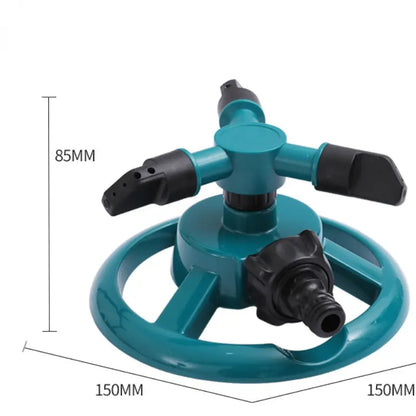 360° Automatic Rotating Sprinkler Nozzle  Efficient Garden & Lawn Irrigation