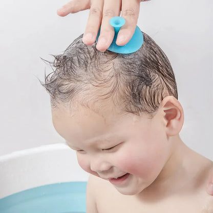 Silicone Baby Shampoo Brush – Soft Scalp & Hair Washing Massager for Infants and Kids