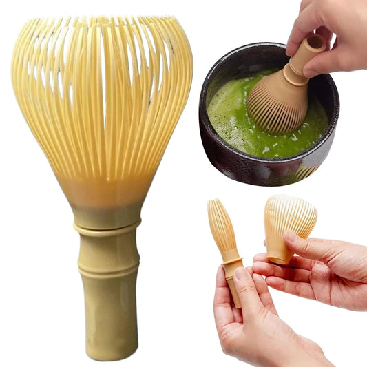 1pc Resin Matcha Whisk with Holder – Reusable Tea Ceremony Tool