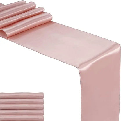 30x275cm Satin Table Runner – Elegant Wedding & Party Decor (12x108 inch)