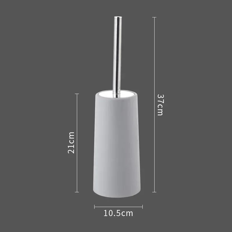 Nordic Style Golden Toilet Brush with Holder – Bathroom & Floor Cleaning Tool