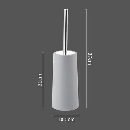 Nordic Style Golden Toilet Brush with Holder – Bathroom & Floor Cleaning Tool