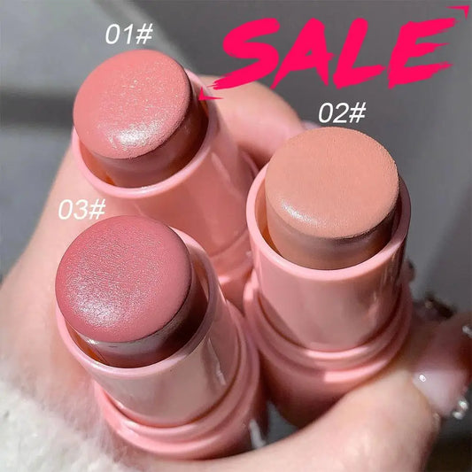 3-in-1 Monochrome Blush Stick – Lip, Cheek & Contour Matte Makeup