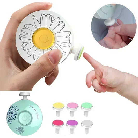 Electric Baby Nail Trimmer – Safe & Easy Nail Care Kit for Newborns and Kids