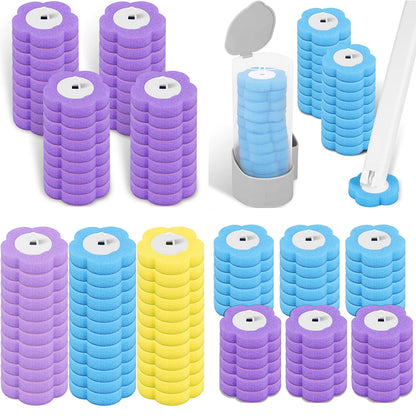 Disposable Toilet Brush with Long Handle & Replaceable Head – Bathroom Cleaning Tool
