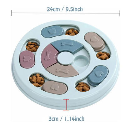 Dog Food Hiding Bowl – Slow Feed Training & Interactive Educational Feeding Toy for Dogs