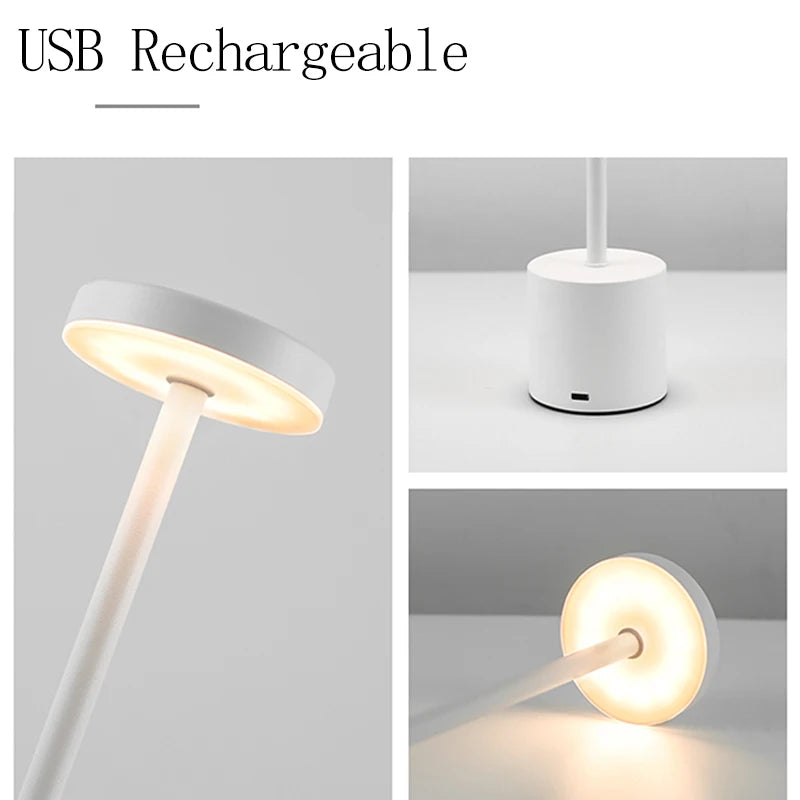 Rechargeable LED Desk Lamp with Touch Switch