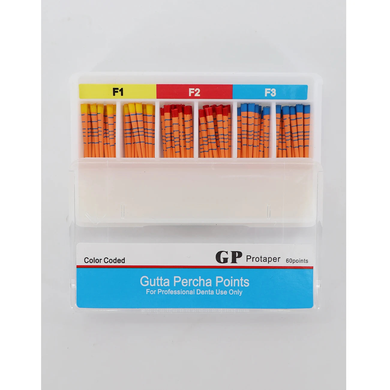 TJDent Endo Gutta Tapers #15-40, F1-F5 with Scale – Dental Absorbent Paper Consumables