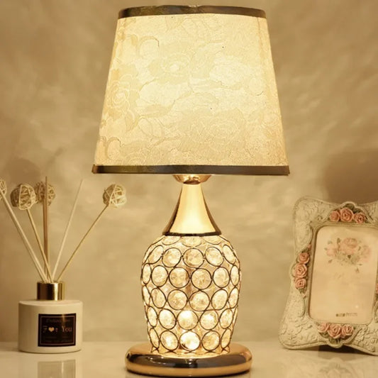 European-Style Crystal Table Lamp Modern