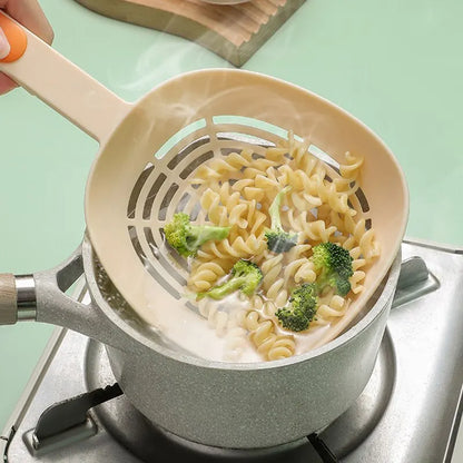 Heat-Resistant Pasta & Dumpling Spoon  Long Handle Kitchen Tool