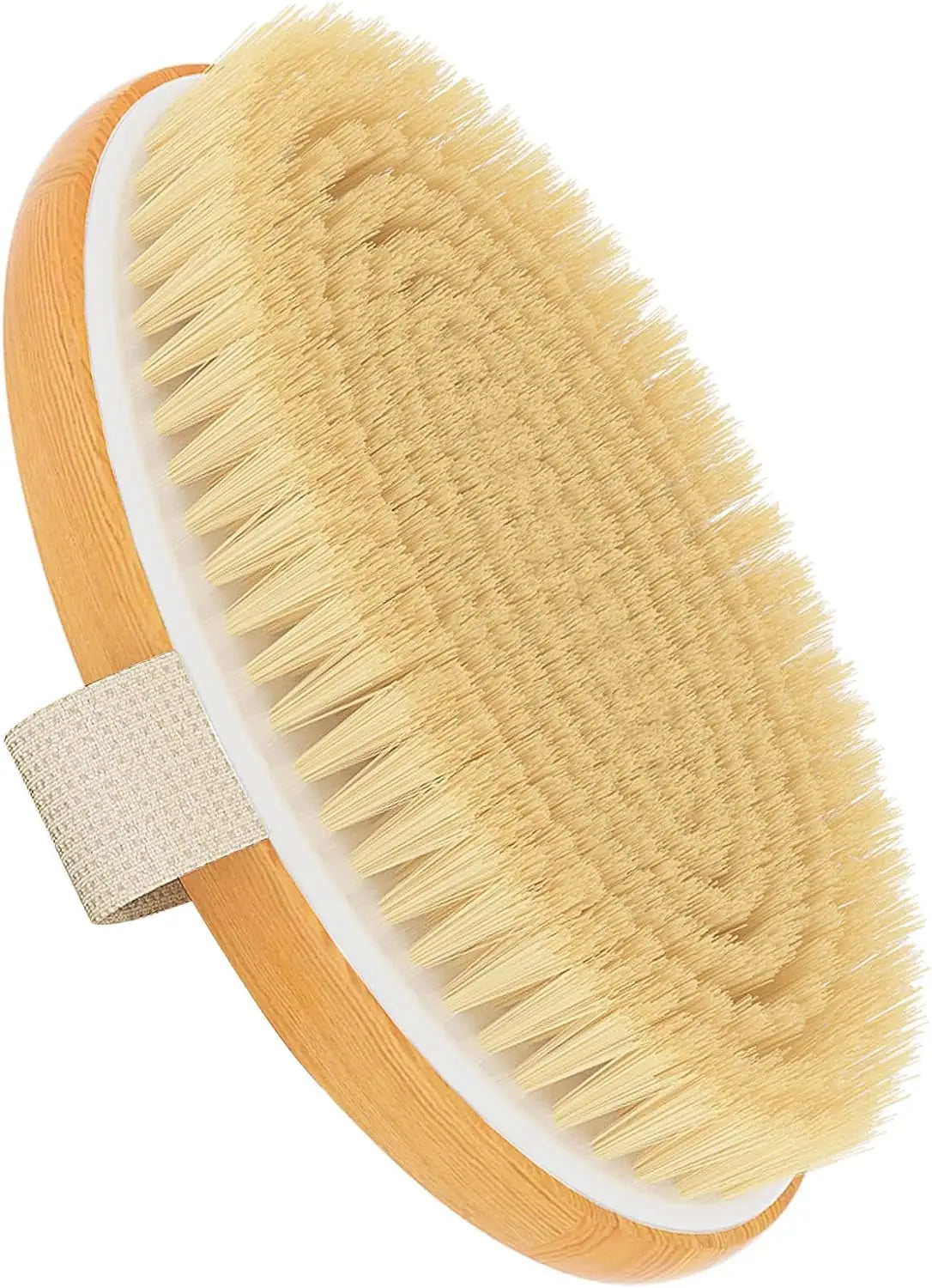 Natural Bristle Dry Body Brush – Exfoliate & Prevent Ingrown Hairs