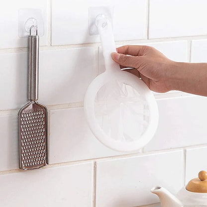 100/200/400 Mesh Nylon Filter Spoon Reusable Fine Strainer for Soy Milk, Juice, Coffee & Tea