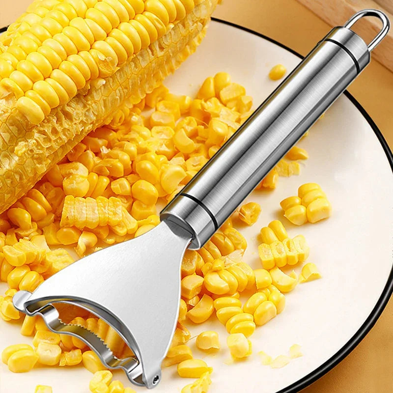 Stainless Steel Corn Peeler and Stripper Tool