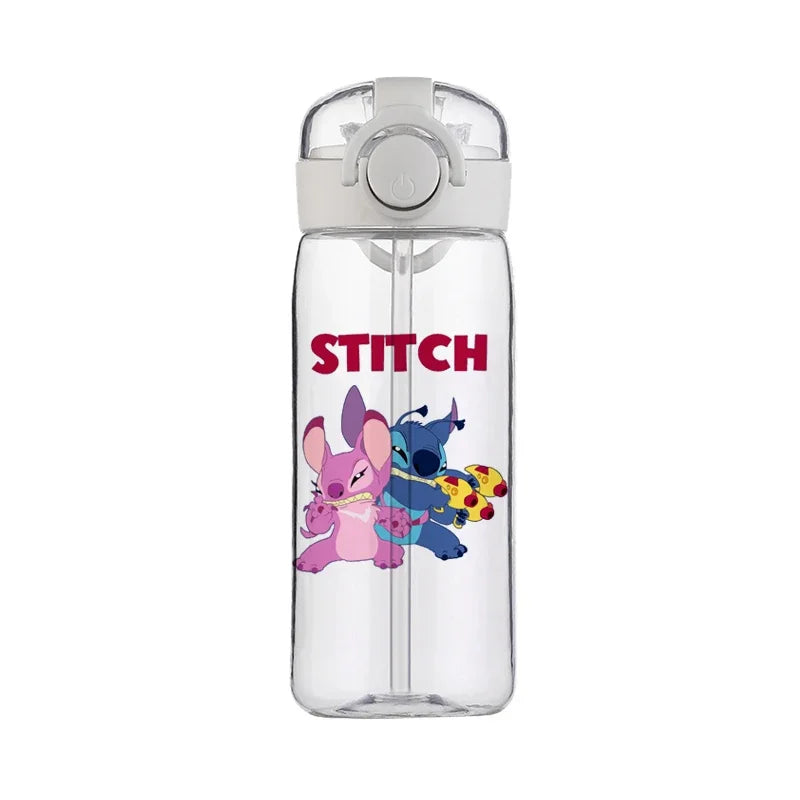 Disney Stitch 400ML Clear Water Bottle