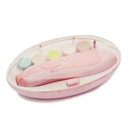Electric Baby Nail Trimmer – Safe & Easy Nail Care Kit for Newborns and Kids