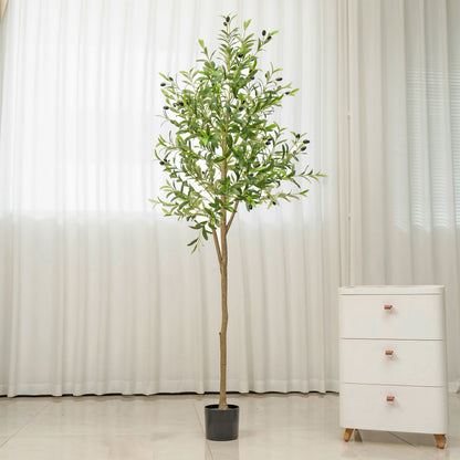 Artificial Olive Tree with Fruit – 4/5/6FT Home & Garden Decor