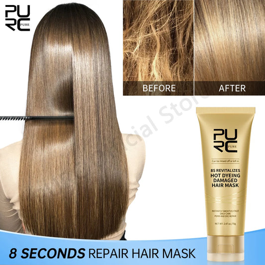 PURC 8 Seconds Hair Mask – Keratin Smoothing & Repair Treatment