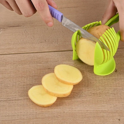 Handheld Tomato Slicer and Fruit Cutting Tool