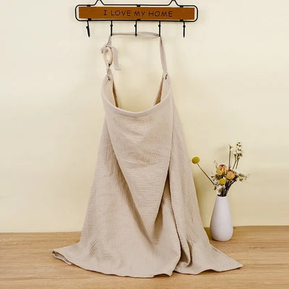 Adjustable Cotton Breastfeeding Cover – Privacy Nursing Apron & Stroller Blanket