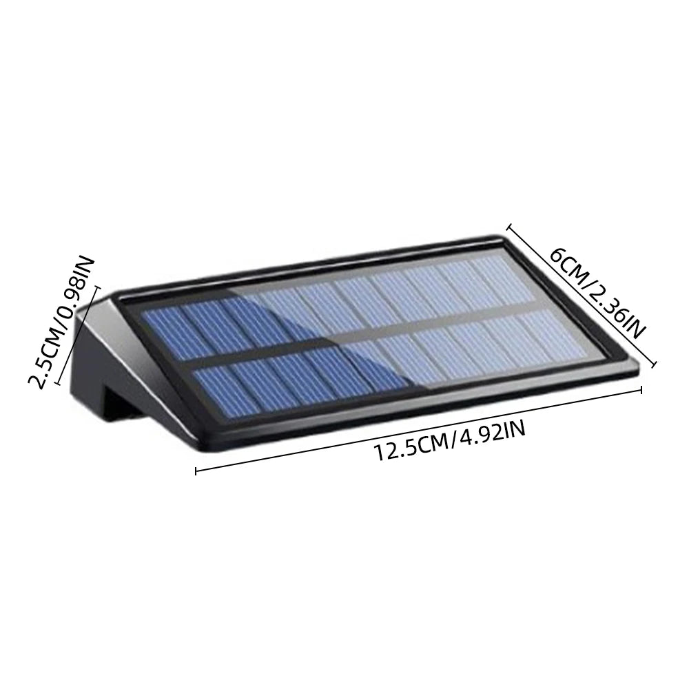 2-Pack Solar Fence Lights – Waterproof 4-LED Wall & Deck Lights for Outdoor Pathways