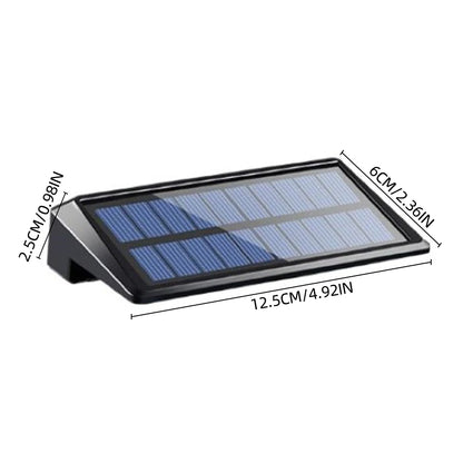 2-Pack Solar Fence Lights – Waterproof 4-LED Wall & Deck Lights for Outdoor Pathways