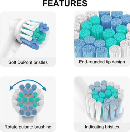 Replacement Brush Heads for Oral-B Toothbrushes