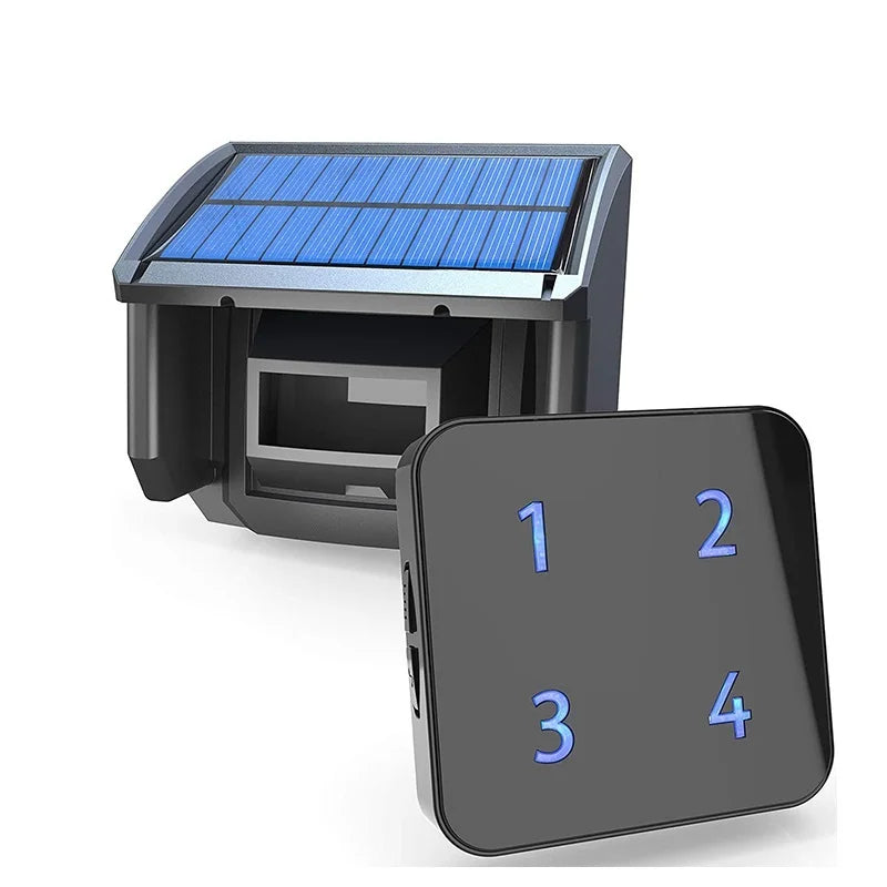 400m Solar Wireless Driveway Motion Sensor Alarm