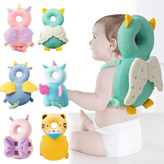 1–3T Toddler Head Protector – Cartoon Safety Pad to Prevent Back & Head Injuries
