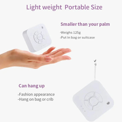 White Noise Sound Machine 9 Sounds, Breathing Light, Timer, Type-C, for Baby & Travel
