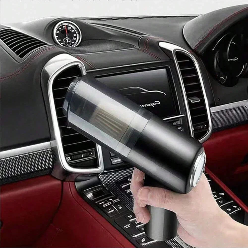 3-in-1 Mini Vacuum Cleaner USB Rechargeable, Suction & Blower for Car & Home