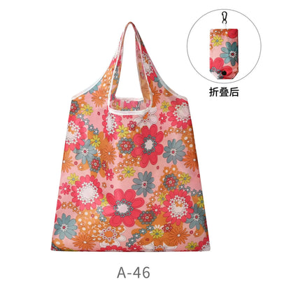 Foldable Eco-Friendly Fashion Tote Large Capacity, Travel & Grocery Bag