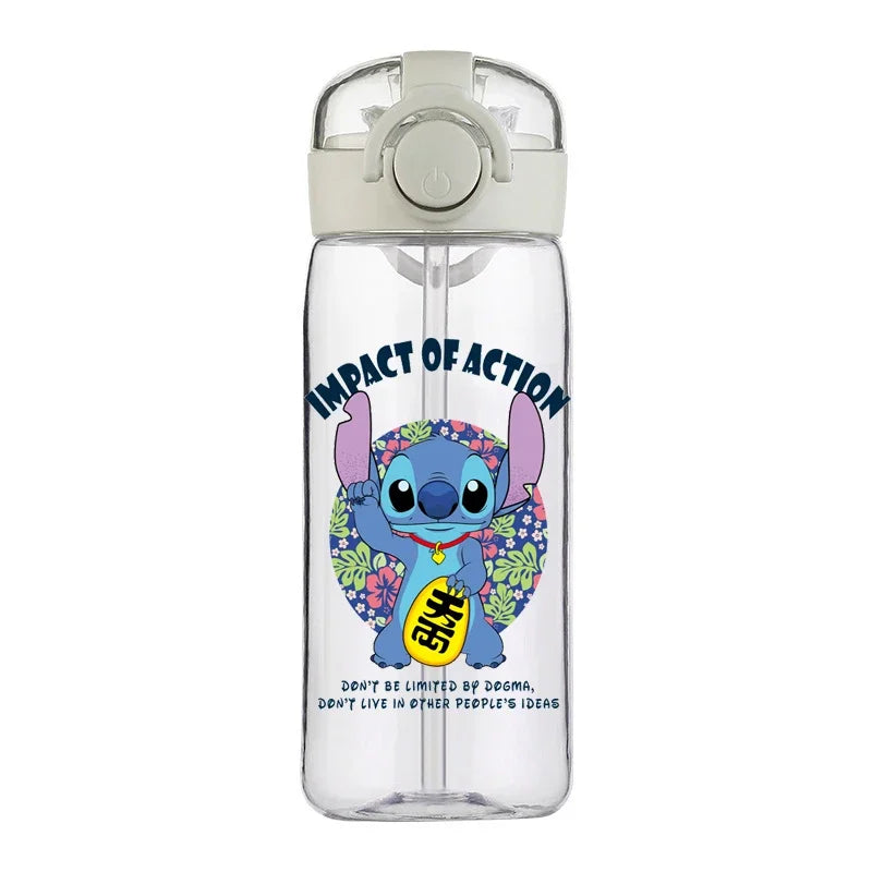 Disney Stitch 400ML Clear Water Bottle