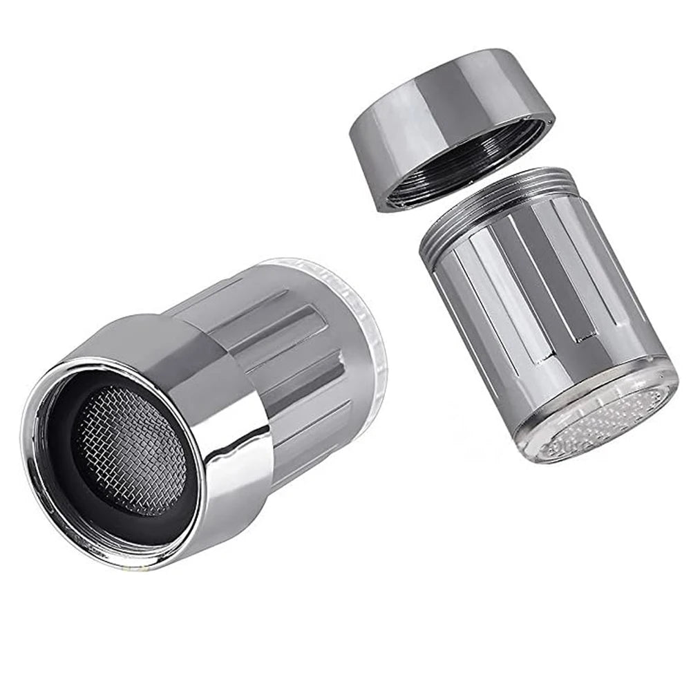7-Color LED Faucet Head – Glow Water Stream Aerator, Automatic Color Change, Water-Saving Tap Nozzle for Kitchen & Bathroom