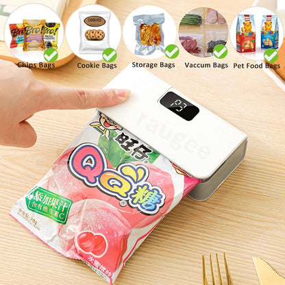 Mini Rechargeable Heat Sealer – Handheld Plastic Bag Sealing Machine for Food Storage