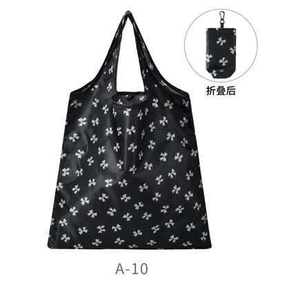 Foldable Eco-Friendly Fashion Tote Large Capacity, Travel & Grocery Bag